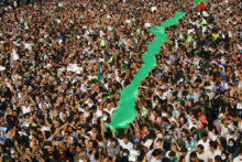 Iranians Protest President Mahmoud Ahmadinejad Re-Election