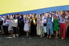 Ukraine National Day Demonstration In Brussels