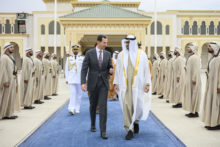 Normalizando las relaciones con Siria Syrian President Bashar Al Assad visits Abu Dhabi