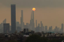 El cambio climático quiere todo el humo Canadian wildfire smoke blankets NYC