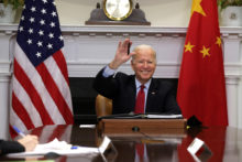 President Biden Meets Virtually With China's President Xi