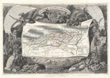 1852, Levasseur Map of Algeria