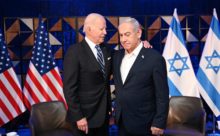 Impactos internacionales del conflicto de Gaza US President Joe Biden in Tel Aviv
