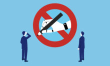 'Largoplacismo', progreso y las prioridades entorno a la IA Interactive AI (Artificial Intelligence) Prohibited Mark and Male Illustration, Vector