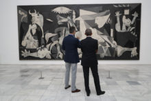 King Felipe VI Of Spain And Barack Obama Visit Reina Sofia Museum
