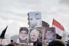 Demonstartion In Solidarity With Palestinians And Against Israel In Yemen