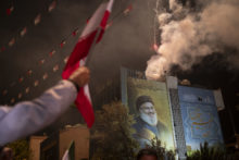 7 de octubre, un año después Iranians Celebrate Iran's Missile Attack Against Israel