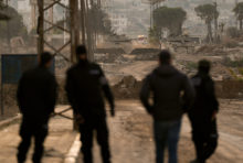 La lucha por Siria Syria-Israel border at Golan Heights