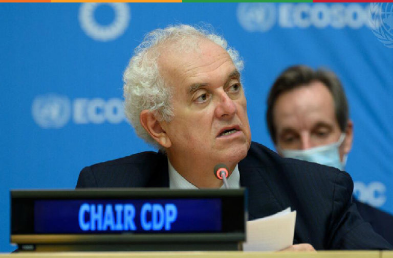 Chair CDP en la Conferencia sobre Financiación para el Desarrollo