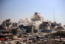 Israel gana territorio y tiempo, pero pierde mucho Israeli Airstrike In Gaza, Palestine