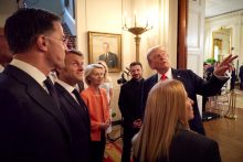 Ukrainian President Volodymyr Zelenskyy meets with US President Donald Trump in DC