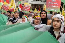Turquía ante la cuestión kurda en Siria Protest For Kurdish Rights In Qamishli, Northern Syria