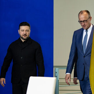 Abrazo condicional de Berlín a Kiev