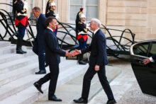 Las opciones nucleares de Europa President Emmanuel Macron Meets Norway's Prime Minister Jonas Gahr Store