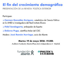 El fin del crecimiento demográfico Invitacion PE 231