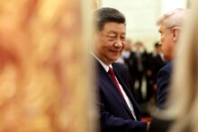China en el centro U.S. President Trump Meets With China's President Xi And Attends State Banquet