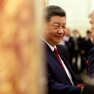 China en el centro