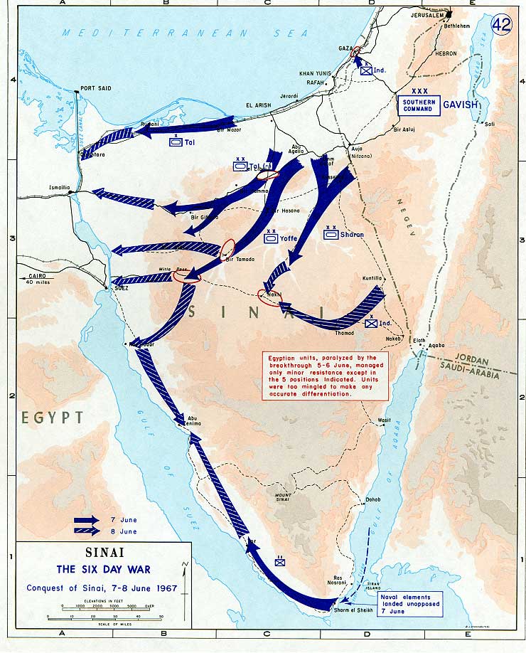 israel_guerra seis dias mapa