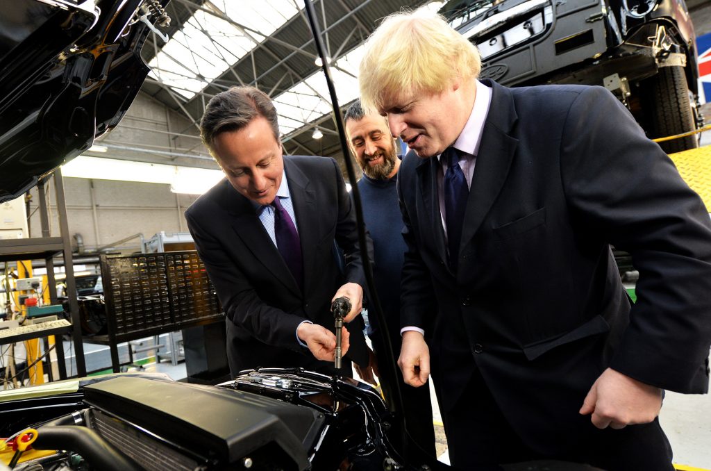David Cameron y Boris Johnson