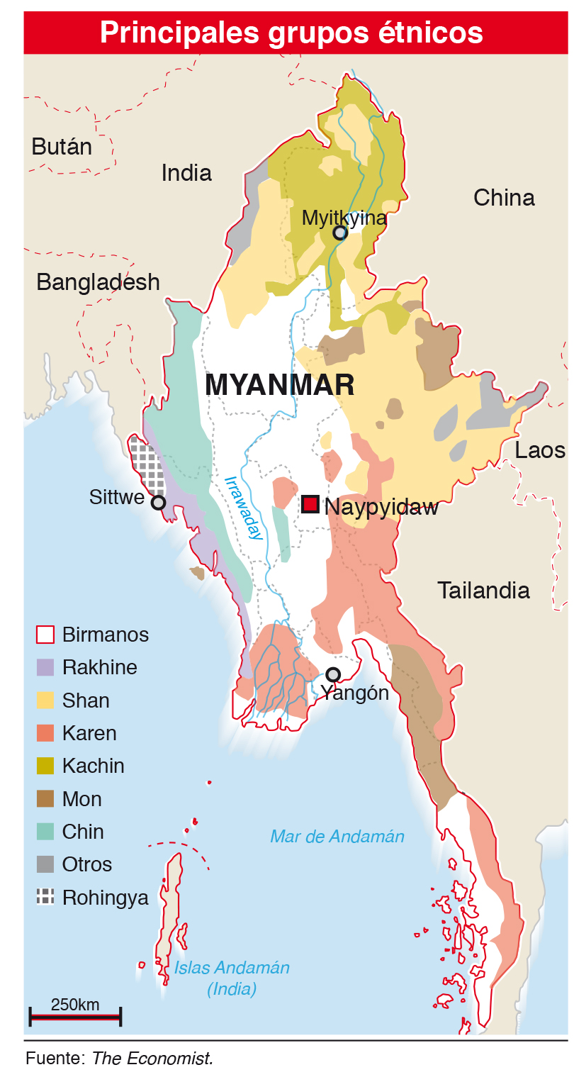 mapa Myanmar polex 168